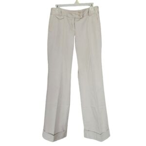 J.Crew City Fit Classic Twill‎ Chino Pants Beige Khaki Wide Leg Y2K Size 6